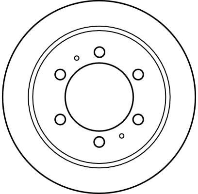 DISC FRANA TRW DF4133 - Compatibil cu DAEWOO, SSANGYONG