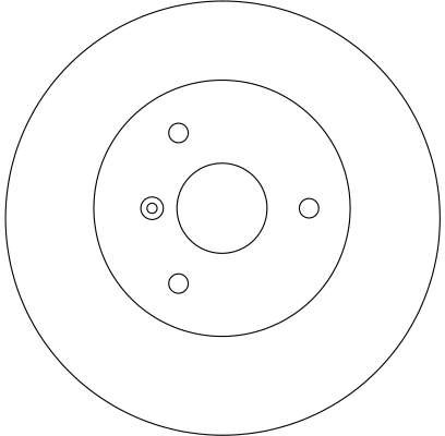 DISC FRANA TRW DF4135 - Compatibil cu SMART