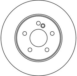 DISC FRANA TRW DF4134 - Compatibil cu MERCEDES-BENZ