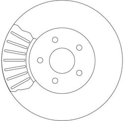 DISC FRANA TRW DF4147 - Compatibil cu FORD, FORD AUSTRALIA, JAGUAR
