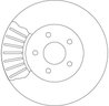 Disc frana TRW DF4147