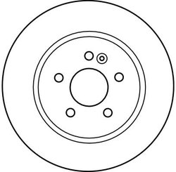 DISC FRANA TRW DF4151 - Compatibil cu HONDA