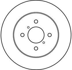 DISC FRANA TRW DF4155 - Compatibil cu SUZUKI