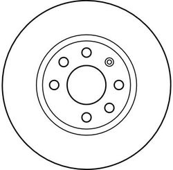 DISC FRANA TRW DF4165 - Compatibil cu HOLDEN, OPEL, VAUXHALL
