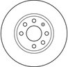 DISC FRANA TRW DF4165 - Compatibil cu HOLDEN, OPEL, VAUXHALL