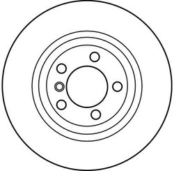 DISC FRANA TRW DF4166 - Compatibil cu BMW