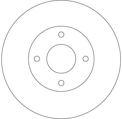 DISC FRANA TRW DF4169 - Compatibil cu NISSAN
