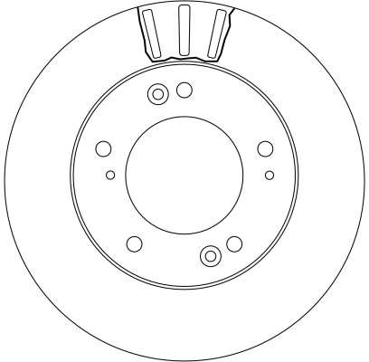 DISC FRANA TRW DF4172 - Compatibil cu KIA