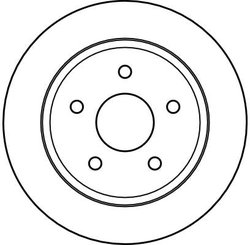 DISC FRANA TRW DF4178 - Compatibil cu JEEP, JEEP (BJC)