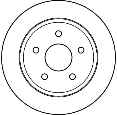 DISC FRANA TRW DF4178 - Compatibil cu JEEP, JEEP (BJC)