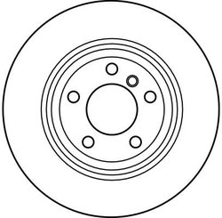 DISC FRANA TRW DF4189 - Compatibil cu BMW