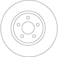 DISC FRANA TRW DF4190 - Compatibil cu CHRYSLER
