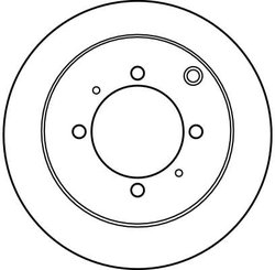DISC FRANA TRW DF4193 - Compatibil cu HYUNDAI, KIA, MITSUBISHI, PROTON