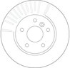 DISC FRANA TRW DF4194S - Compatibil cu LAND ROVER