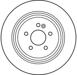DISC FRANA TRW DF4196 - Compatibil cu MERCEDES-BENZ