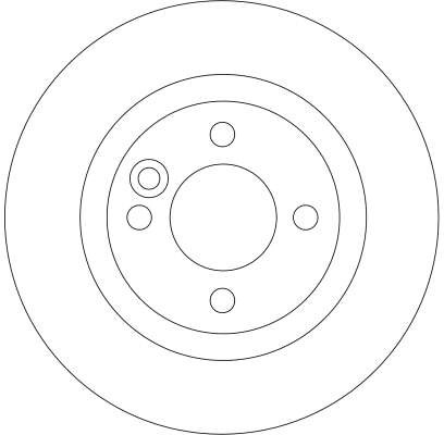DISC FRANA TRW DF4198 - Compatibil cu MINI