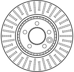 DISC FRANA TRW DF4202 - Compatibil cu MG, MG (NANJING), MG (SAIC), ROEWE (SAIC), ROVER