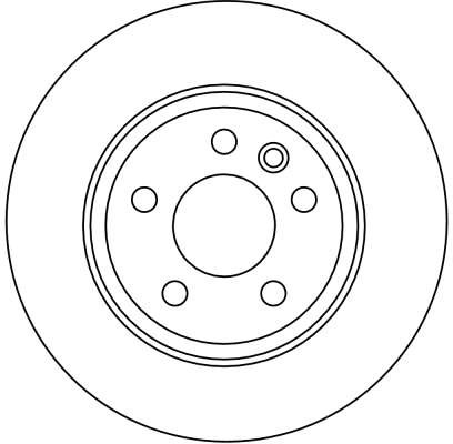 DISC FRANA TRW DF4208 - Compatibil cu FORD, SEAT, VW