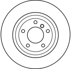 DISC FRANA TRW DF4212 - Compatibil cu BMW