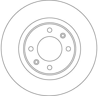 DISC FRANA TRW DF4215 - Compatibil cu CITROEN