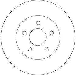 DISC FRANA TRW DF4218 - Compatibil cu FORD, FORD (CHANGAN), FORD AUSTRALIA, JAGUAR