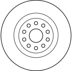 DISC FRANA TRW DF4220 - Compatibil cu LANCIA
