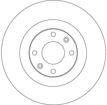 DISC FRANA TRW DF4226 - Compatibil cu PEUGEOT