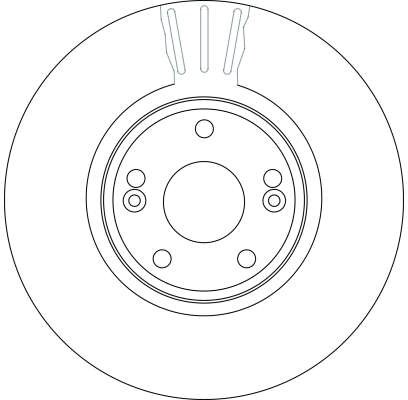 DISC FRANA TRW DF4229S - Compatibil cu RENAULT