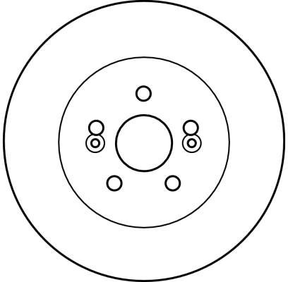 DISC FRANA TRW DF4230 - Compatibil cu RENAULT