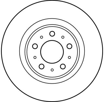 DISC FRANA TRW DF4233 - Compatibil cu VOLVO