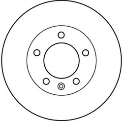 DISC FRANA TRW DF4234 - Compatibil cu NISSAN, OPEL, RENAULT, VAUXHALL