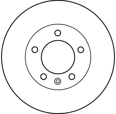 DISC FRANA TRW DF4234 - Compatibil cu NISSAN, OPEL, RENAULT, VAUXHALL