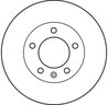 DISC FRANA TRW DF4234 - Compatibil cu NISSAN, OPEL, RENAULT, VAUXHALL