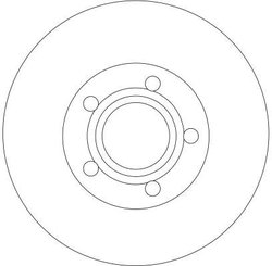 DISC FRANA TRW DF4239 - Compatibil cu AUDI