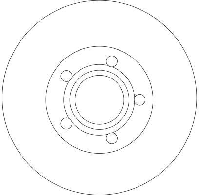DISC FRANA TRW DF4239 - Compatibil cu AUDI