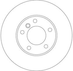 DISC FRANA TRW DF4248S - Compatibil cu BMW