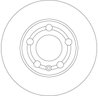 DISC FRANA TRW DF4253 - Compatibil cu SKODA, VW