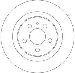 Disc frana TRW DF4256