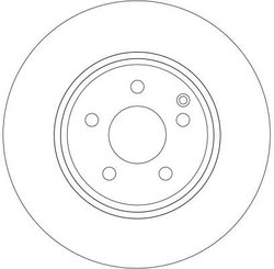 DISC FRANA TRW DF4264 - Compatibil cu MERCEDES-BENZ, MERCEDES-BENZ (BBDC)