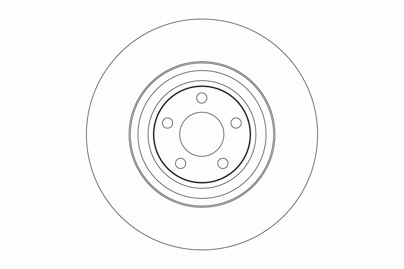 DISC FRANA TRW DF4268S - Compatibil cu AUDI, VW