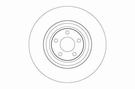 DISC FRANA TRW DF4268S - Compatibil cu AUDI, VW