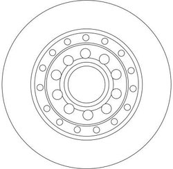 DISC FRANA TRW DF4269 - Compatibil cu AUDI, VW