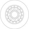 DISC FRANA TRW DF4269 - Compatibil cu AUDI, VW