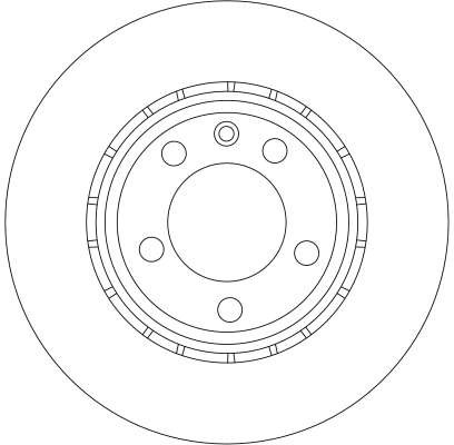 DISC FRANA TRW DF4275S - Compatibil cu NISSAN, OPEL, RENAULT, VAUXHALL