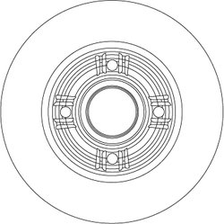 DISC FRANA TRW DF4274S - Compatibil cu NISSAN, RENAULT
