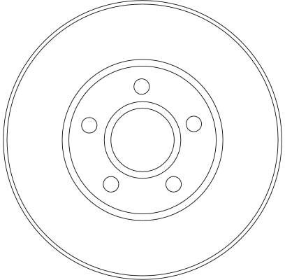 DISC FRANA TRW DF4277 - Compatibil cu FORD