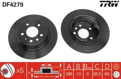 Disc frana TRW DF4279