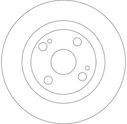 DISC FRANA TRW DF4278 - Compatibil cu FORD AUSTRALIA, HAIMA (FAW), MAZDA