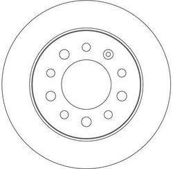 DISC FRANA TRW DF4282 - Compatibil cu HYUNDAI