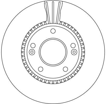 DISC FRANA TRW DF4283 - Compatibil cu HYUNDAI, HYUNDAI (BEIJING), JAC, KIA, KIA (DYK)